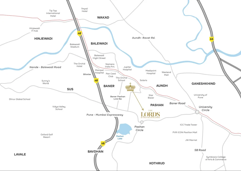 Pristine-Lords-Pashan-Locationmap